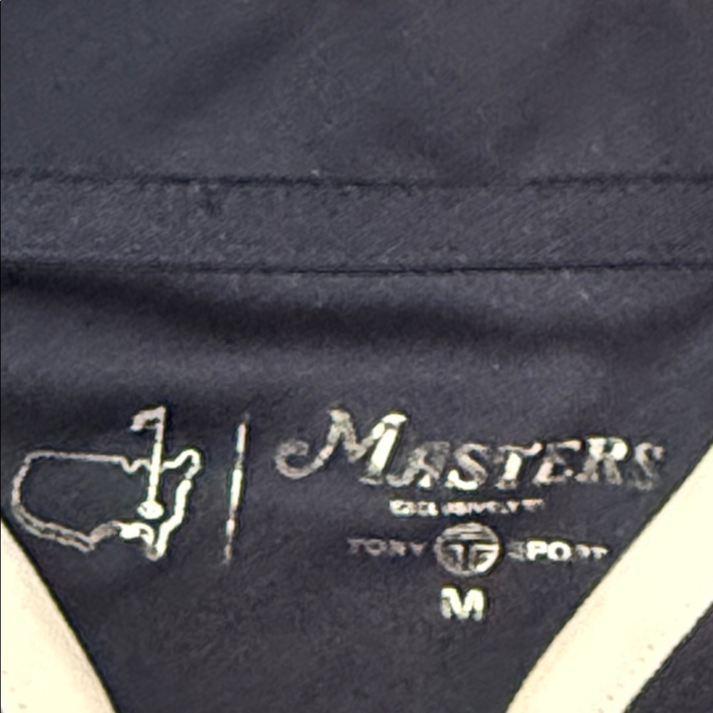 Masters Navy half zip Pullover with Embroidered L… - image 4